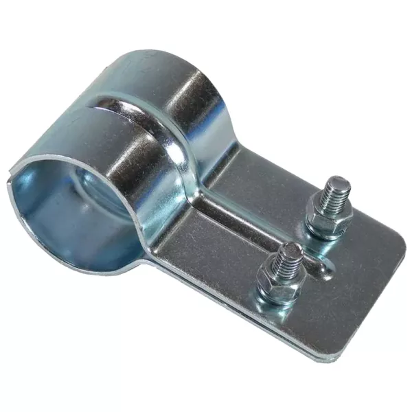 Clip metallica per fissaggio strisce di protezione saldatura su tubo da 1"
